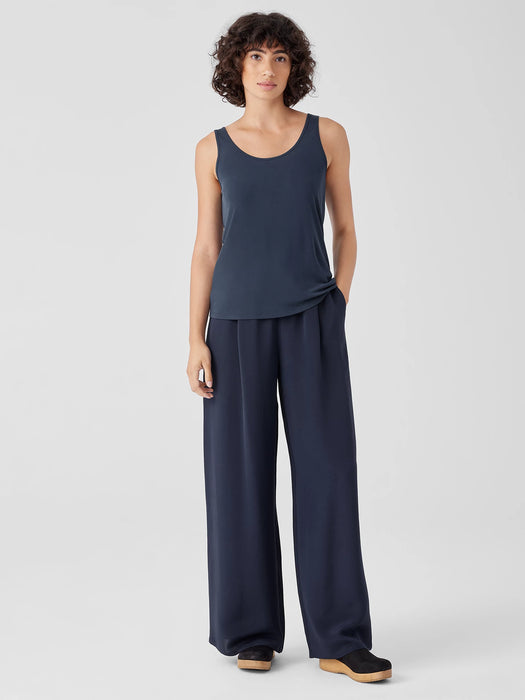 Stretch Silk Jersey&nbsp;Scoop Neck Tank