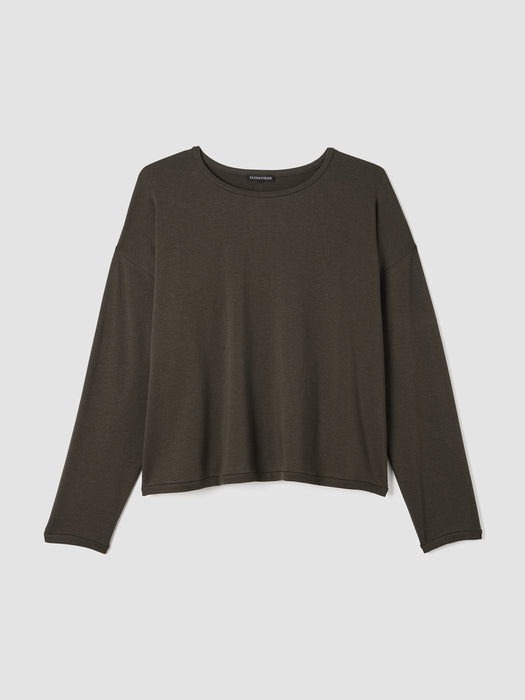 Cozy Brushed Terry Hug Box-Top