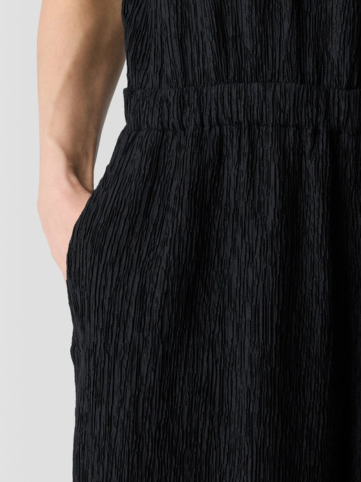 Woven Pliss&eacute; Jumpsuit