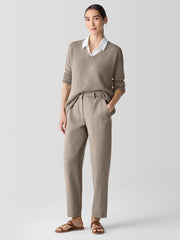Garment-Dyed Utility&nbsp;Organic&nbsp;Cotton Tapered Pant