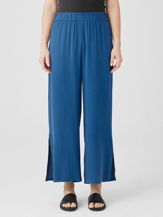 Silk Georgette Crepe Pant with Slits