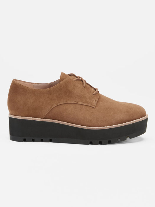 Eddy M&eacute;lange Herringbone Platform Oxford