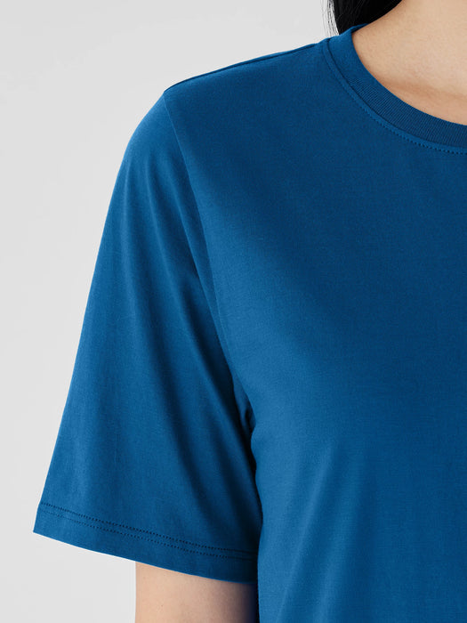 Organic Pima Cotton Jersey&nbsp;Round Neck Tee