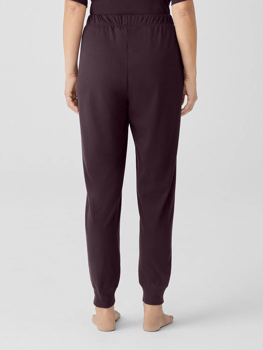 Organic Cotton Interlock&nbsp;Jogger Sleep Pant