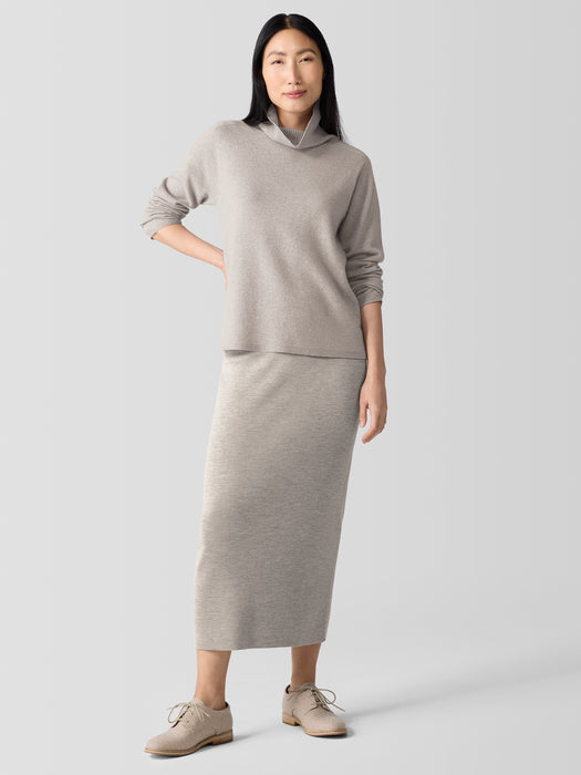 Italian Cashmere Turtleneck Top