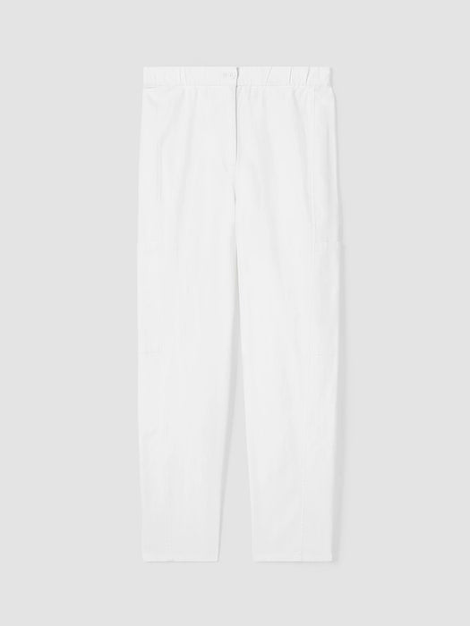 Cotton Hemp Stretch Lantern Pant