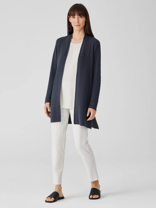 Peruvian Organic Cotton Crepe Cardigan