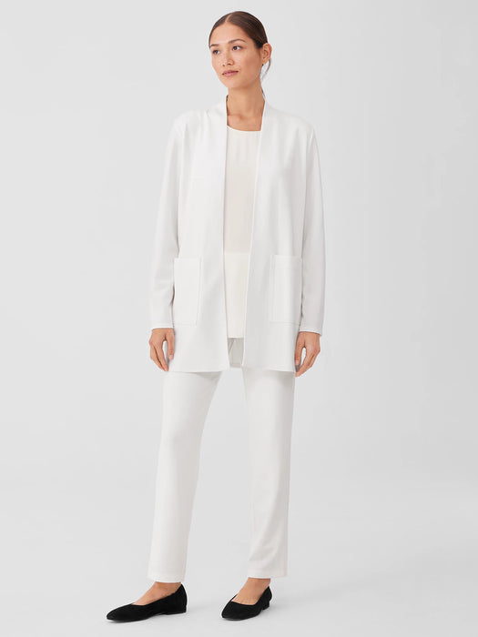 Washable Flex Ponte High Collar Jacket