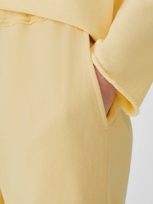 Lightweight Organic Cotton Terry Straight Pant