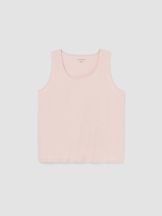 Organic Cotton Interlock U-Neck Sleep Tank