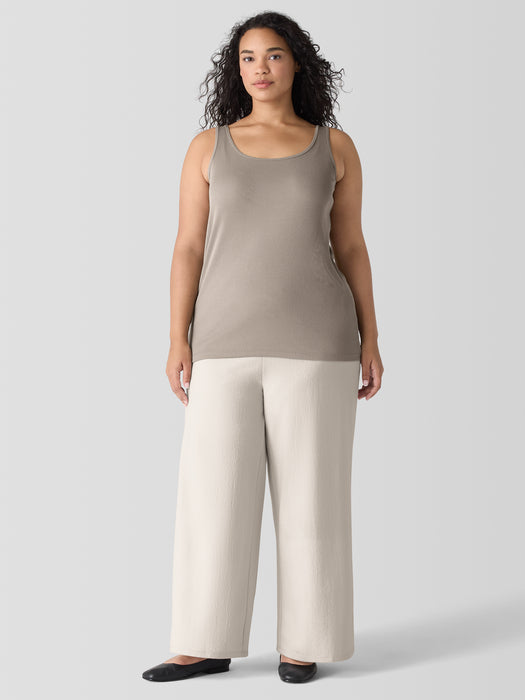 Organic Cotton Stretch Rib Tank
