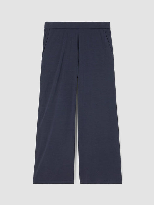 Fine Jersey Wide-Leg Pant