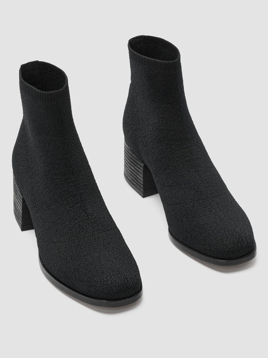 Paron Crepe Stretch Wedge Bootie