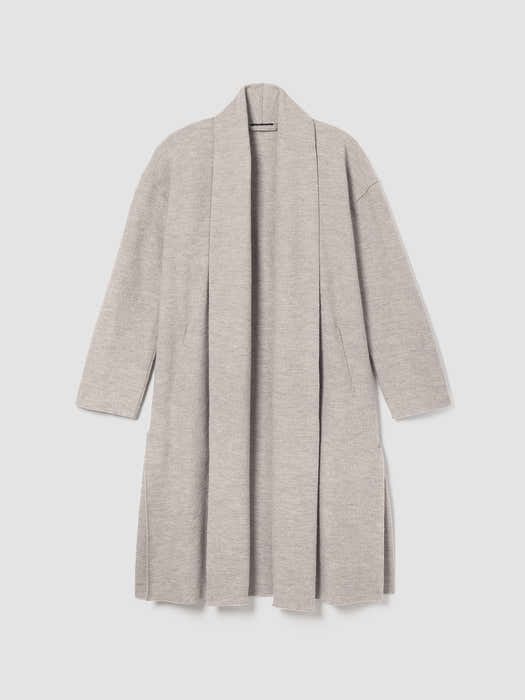 Lightweight Boiled Wool Icon Coat in Regenerative Wool