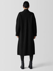 Lightweight Boiled Wool Icon Coat in Regenerative Wool