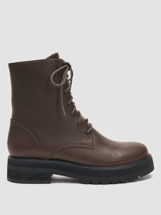 Coin Leather Bootie