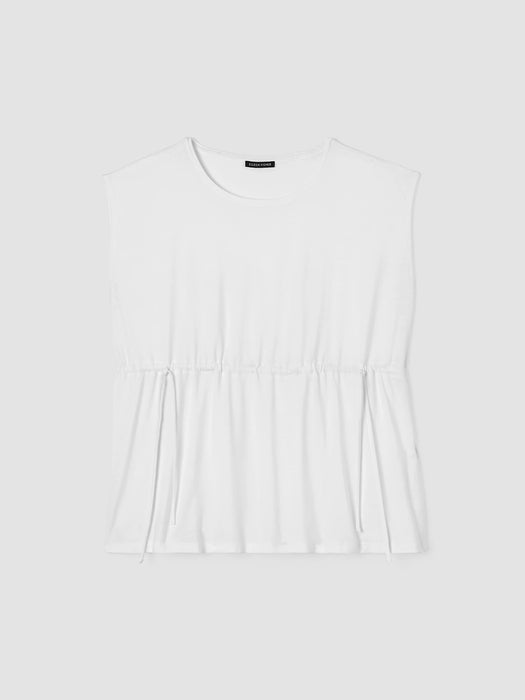 Fine Jersey Jewel Neck Top