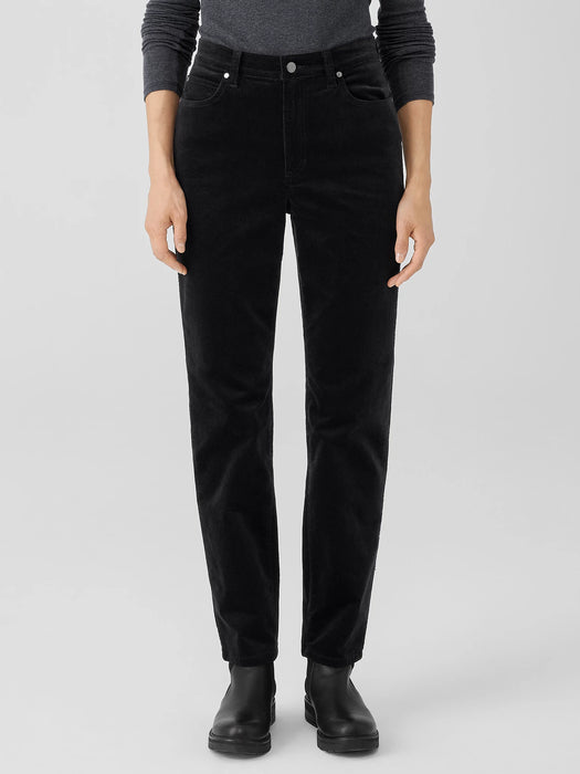 Organic Cotton Stretch Velveteen Pant