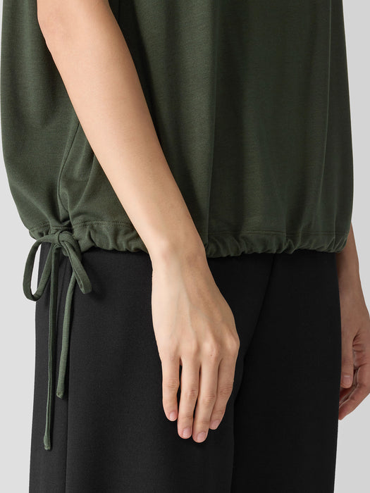 Fine Jersey&nbsp;Square Top