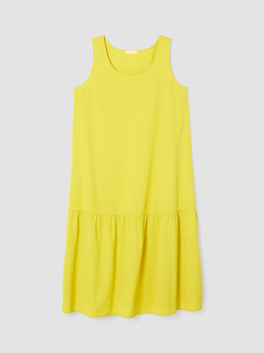Organic Cotton Ripple Tiered Dress