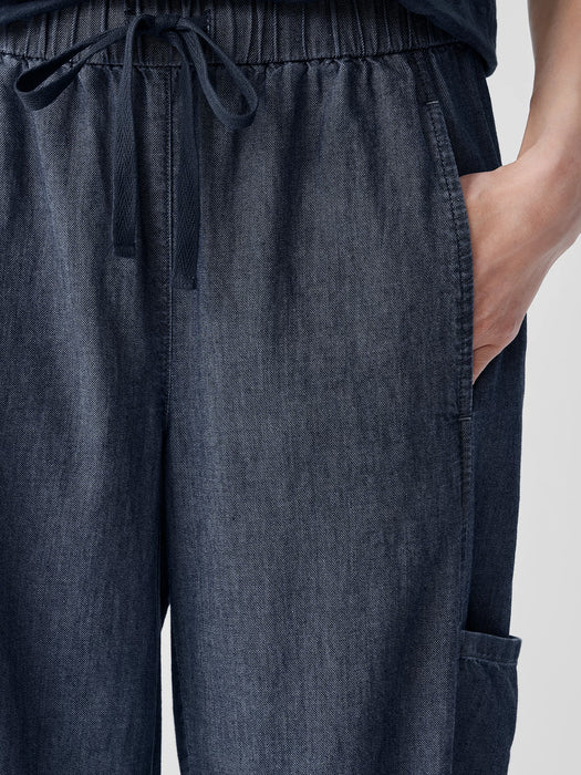 Airy Organic Cotton Twill Cargo Pant