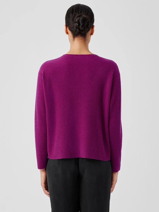Italian Cashmere V-Neck Top