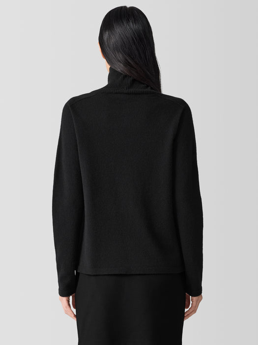 Italian Cashmere Turtleneck Top