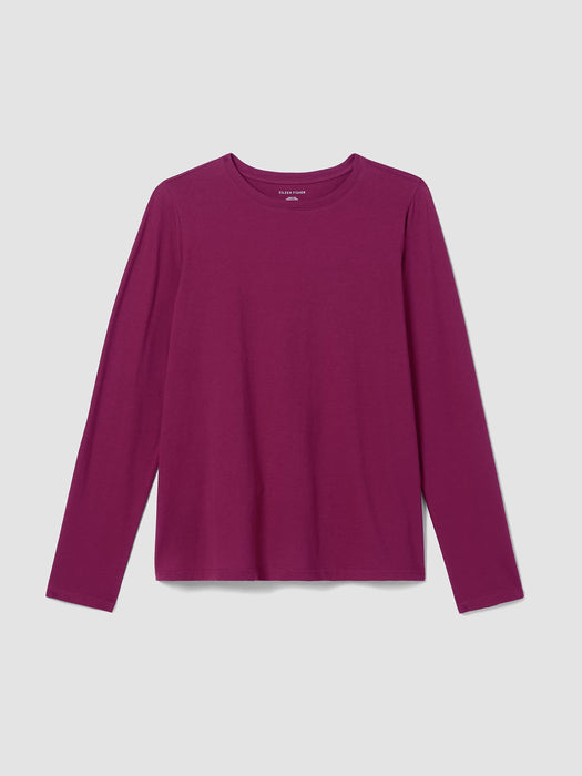 Organic Pima Cotton Jersey Long-Sleeve Tee