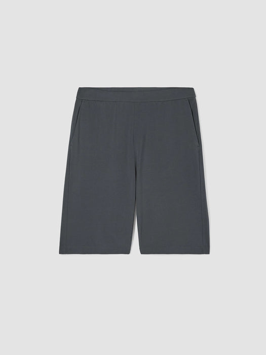 Pima Cotton Stretch Jersey Walking Shorts