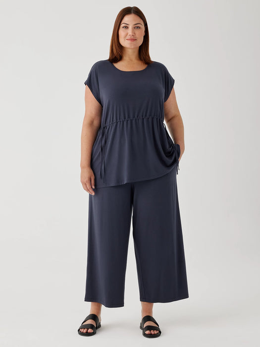 Fine Jersey Wide-Leg Pant