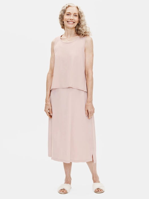 Organic Cotton Interlock U-Neck Sleep Tank