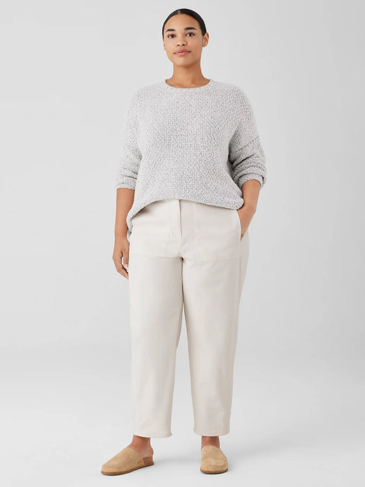 Undyed Organic Cotton Denim Lantern Jean