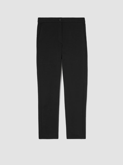 Cotton Ponte Slim Pant