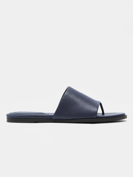 Edge Leather Slide Sandal