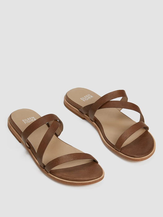 Kira Tumbled Leather Sandal