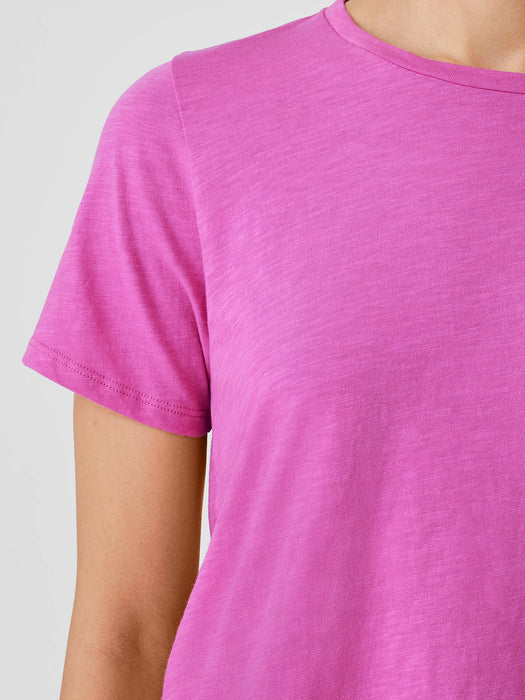 Organic Cotton Slubby Jersey Tee