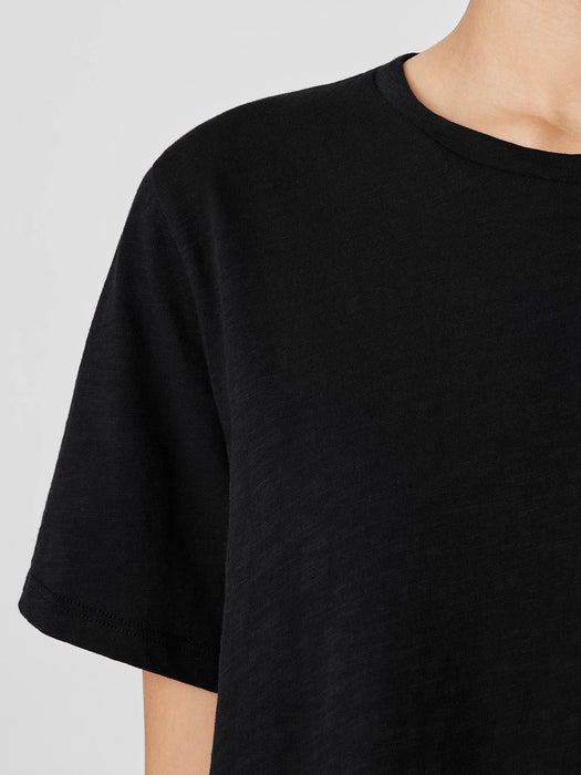Organic Cotton Slubby Jersey Tee