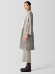 Merino High Collar Cardigan in Regenerative Wool