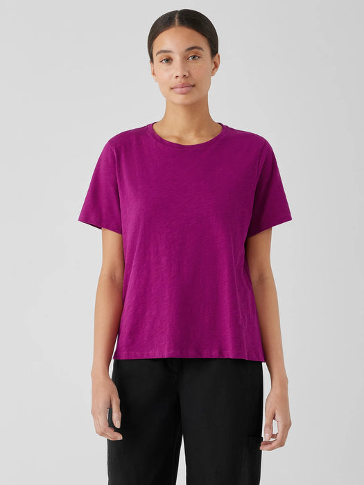 Organic Cotton Slubby Jersey Tee