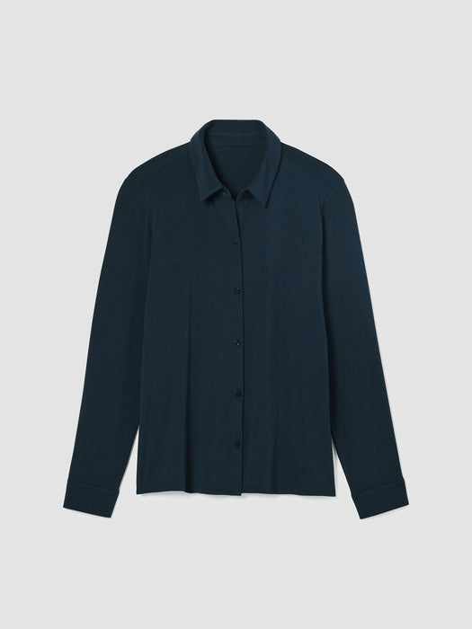 Fine Jersey Classic Collar Shirt