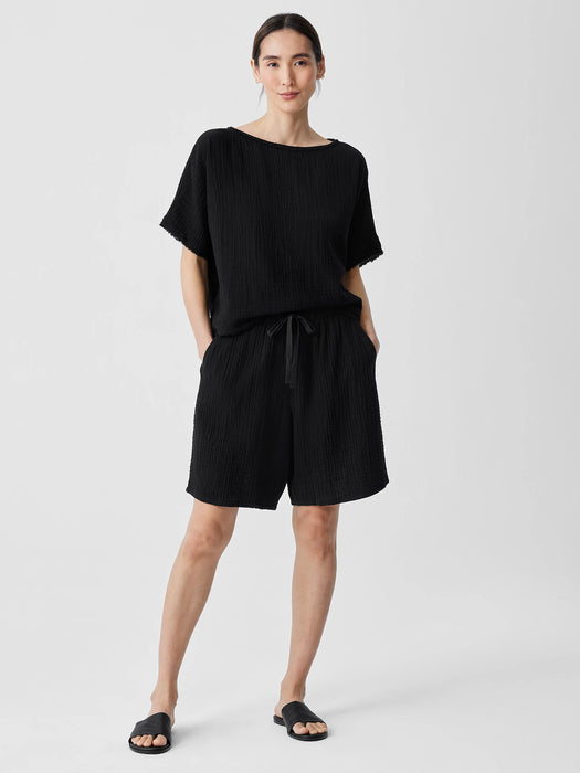 Organic Cotton Lofty Gauze Shorts