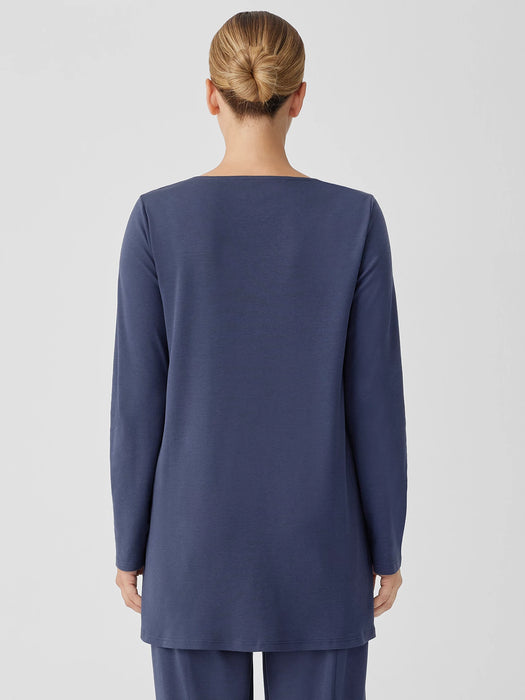 Organic Cotton Interlock Long Sleep Top