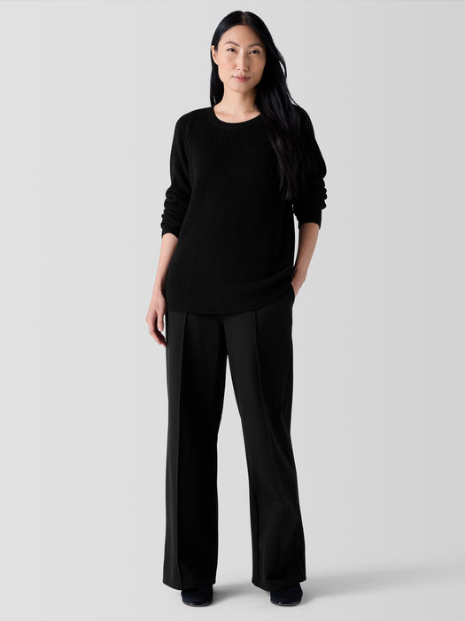 Washable Flex Ponte Pintuck&nbsp;Wide Pant