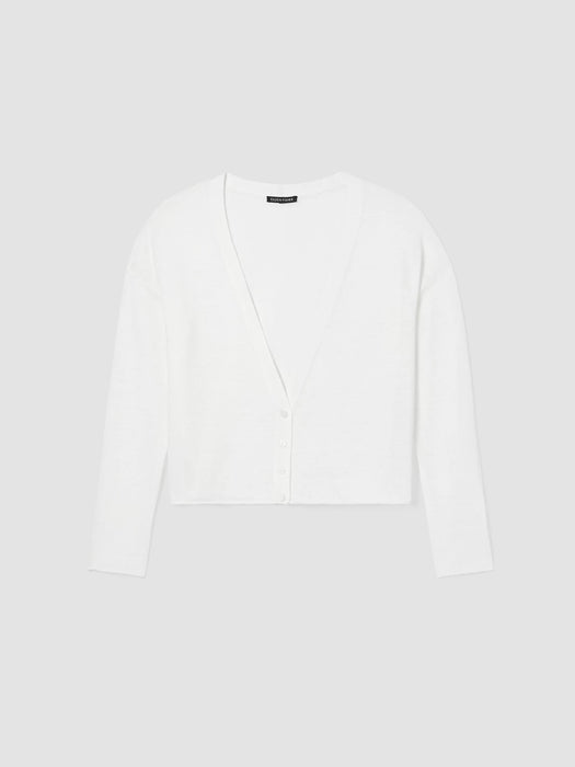 Organic Linen Cotton&nbsp;Cropped Cardigan