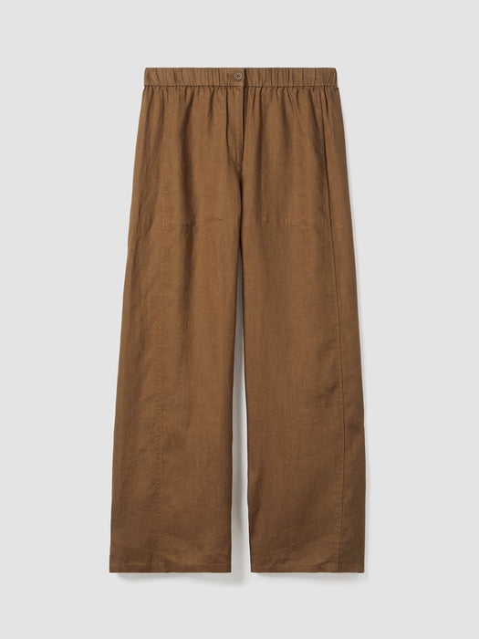 Organic Linen Wide Trouser Pant