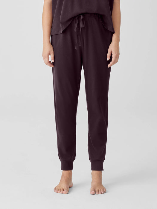 Organic Cotton Interlock&nbsp;Jogger Sleep Pant