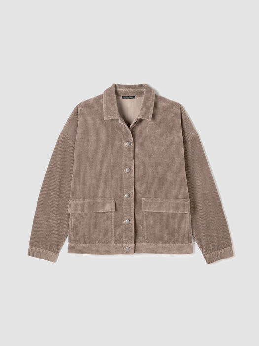 Organic Cotton Corduroy Classic Collar Jacket