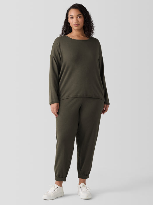 Cozy Brushed Terry Hug Box-Top