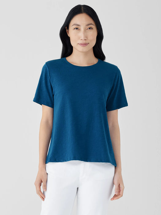 Organic Cotton Slubby Jersey Tee