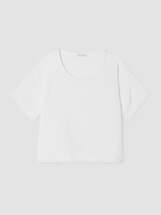 Organic Cotton&nbsp;Gauze Box-Top